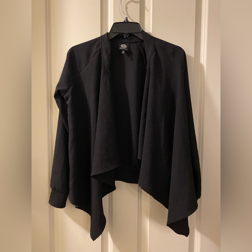 NWOT Bobeau black cropped cardigan and blazer size XS.